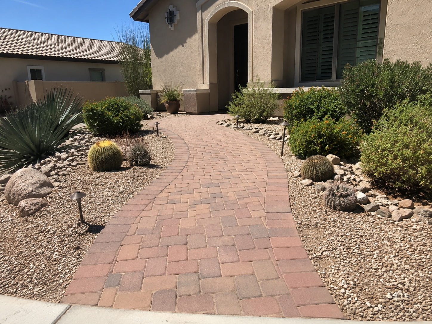 Tucson brick paving